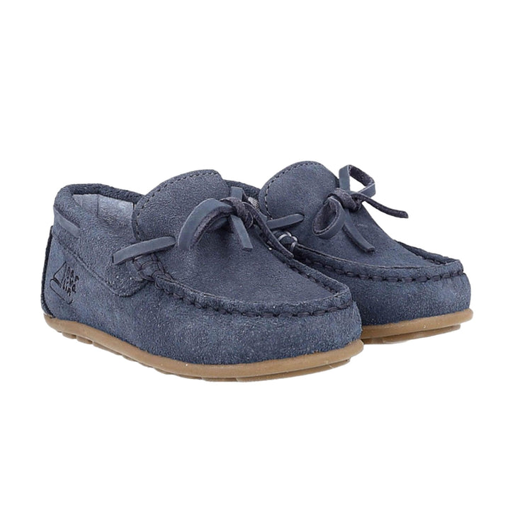 Garvalin Boys Mocassins Loafers in Leather - Navy