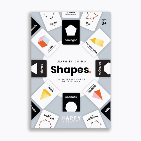 Happy Little Doers Learn Shapes Flashcards