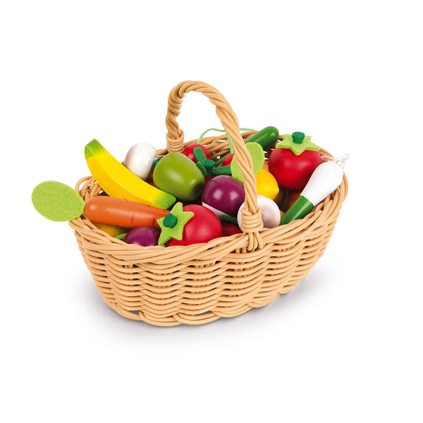 Janod Fruits and Vegetables Basket (24pc)