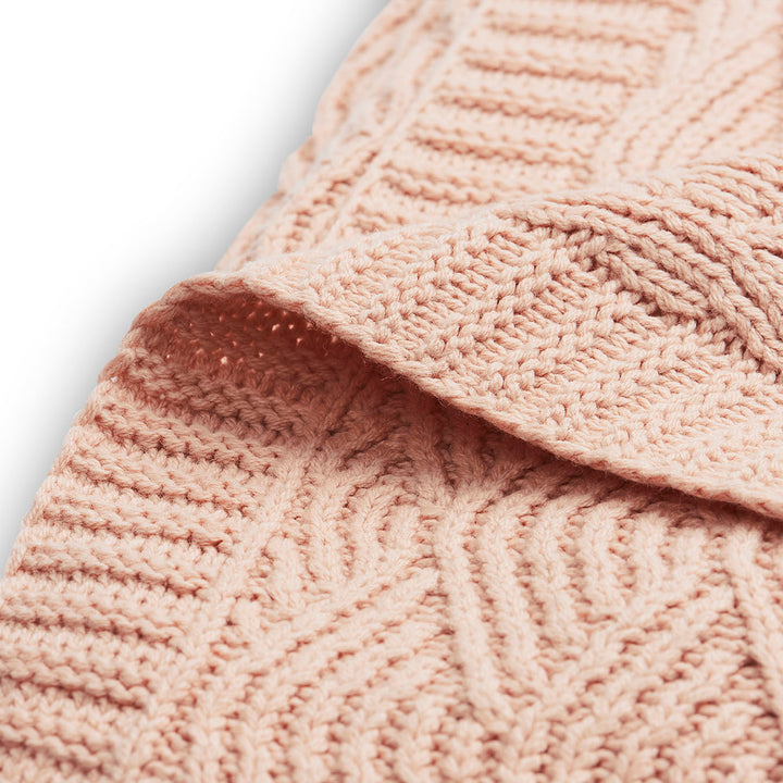 Jollein Knitted Blanket 75x100cm - Pale Pink