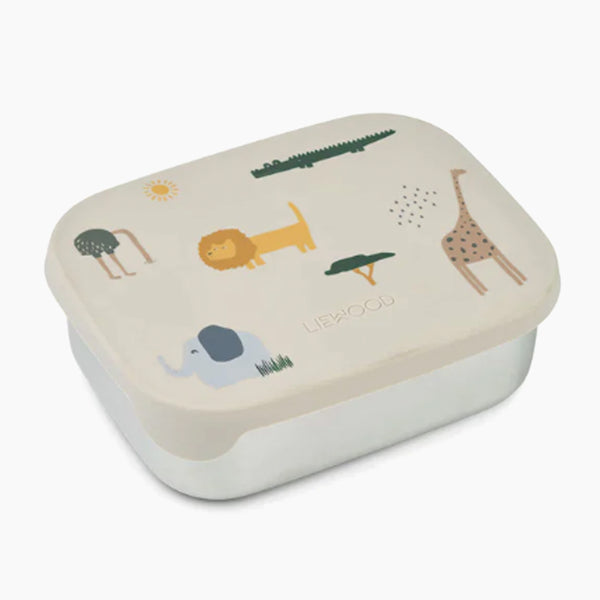 Liewood Arthur Lunch Box - Safari Sandy Mix