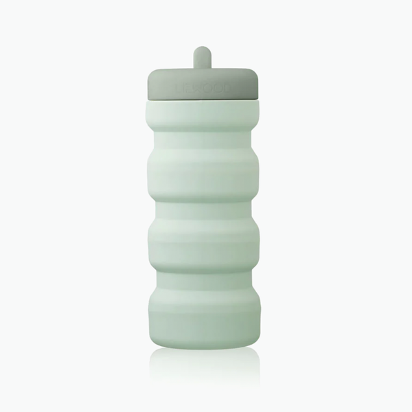 Liewood Wilson Foldable Kids Water Bottle 450ml- Dusty Mint