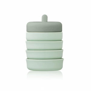 Liewood Wilson Foldable Kids Water Bottle 450ml- Dusty Mint
