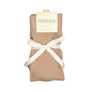 MarMar Copenhagen Girls Tights Pointelle - Alpaca Melange