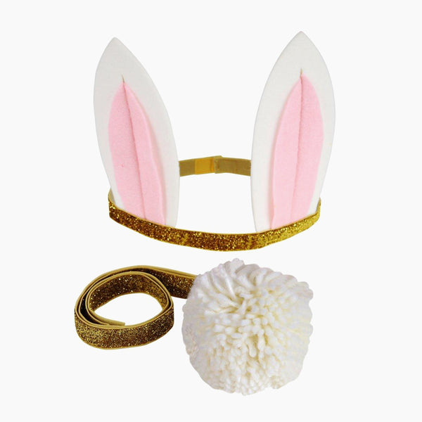 Meri Meri Bunny Costume - Ears & Pom Pom Tail