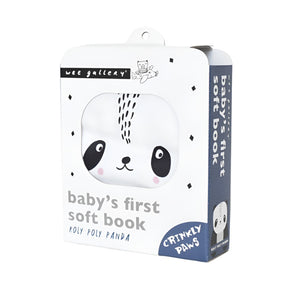 Wee Gallery Baby's First Soft Book - Rolly Polly Panda