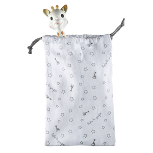 Sophie la girafe and her bag
