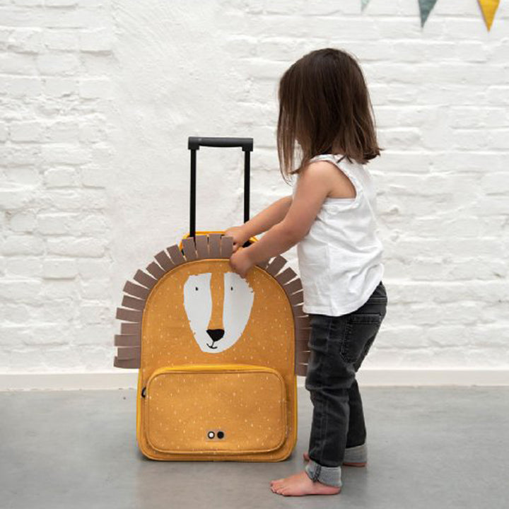 Trixie Kids Travel Suitcase Trolley - Mr. Lion