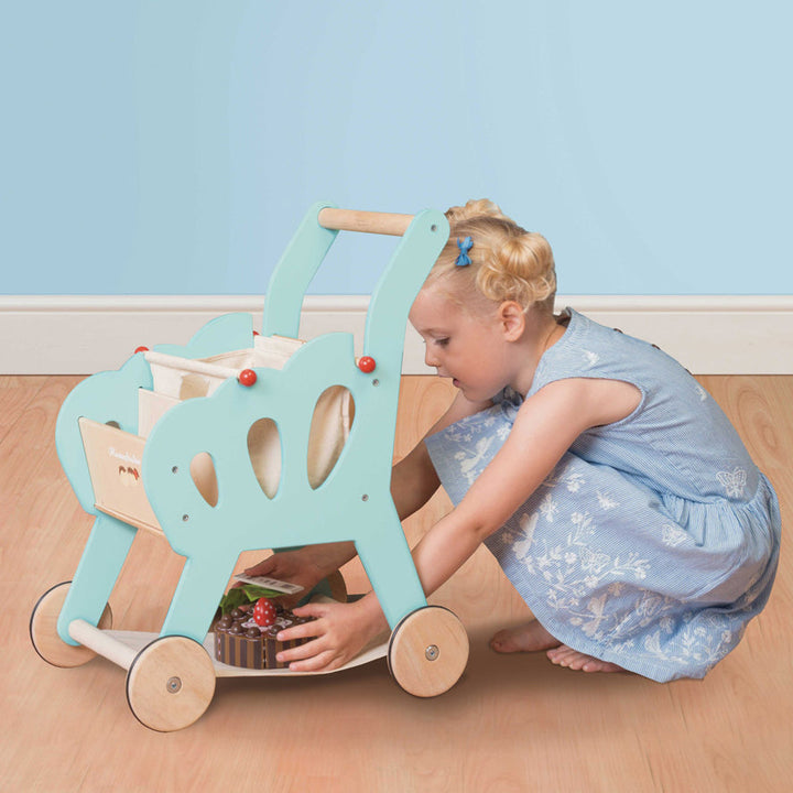 Le Toy Van Shopping Trolley With Detachable Bag