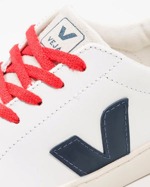 Veja Esplar Leather Lace Trainer - Red