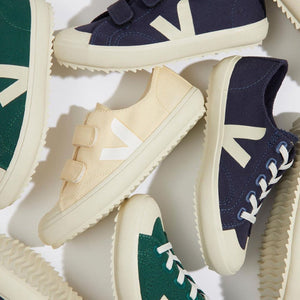 Veja Ollie Canvas Trainer - Butter White