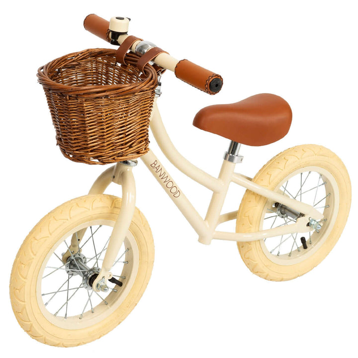 Banwood First Go Kids Balance Bike - Cream