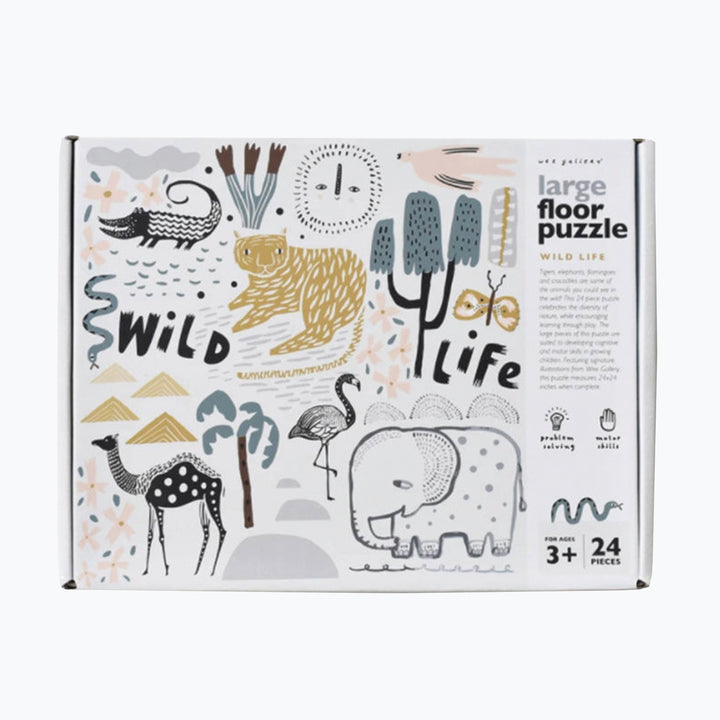 Wee Gallery 24 Piece Floor Puzzle - Wild Life