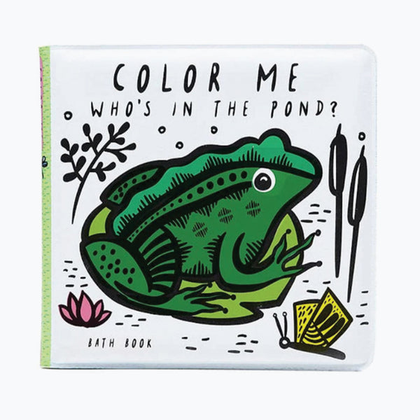 Wee Gallery Bath Book Colour Me - Who's In The Pond