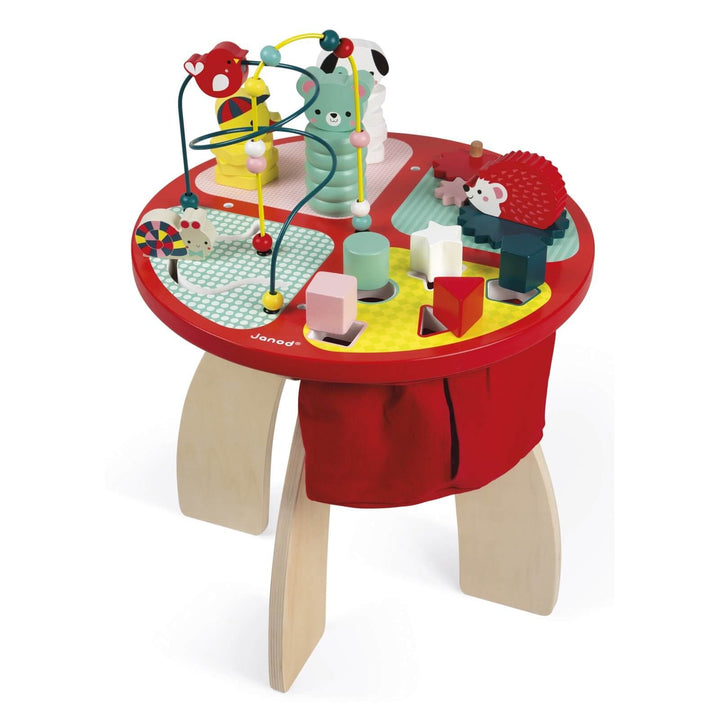 Janod Activity Table Wooden Baby Forest