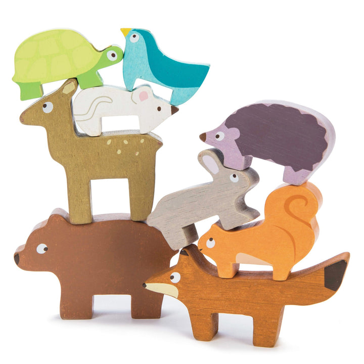 Le Toy Van Forest Stacking Animals & Bag