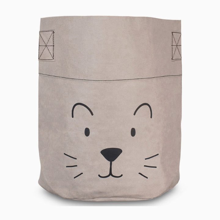 Jollein XL Paper Basket Little Lion Grey