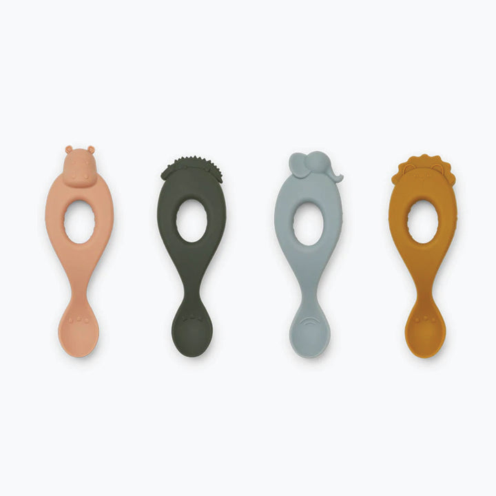 Liewood Liva Silicone Spoon Set 4 Pack